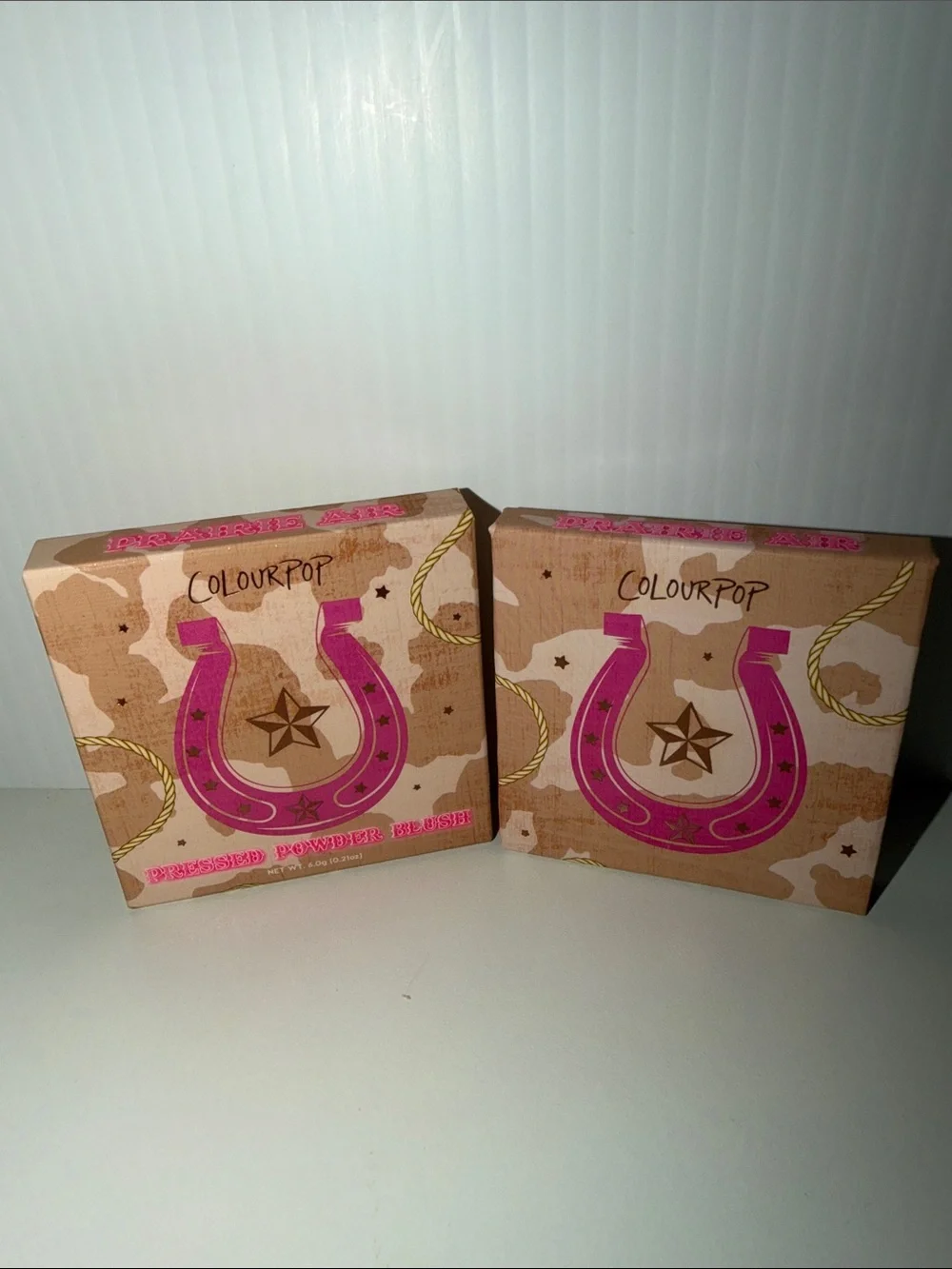 Colourpop prairie air baby pink pressed powder blush NEW